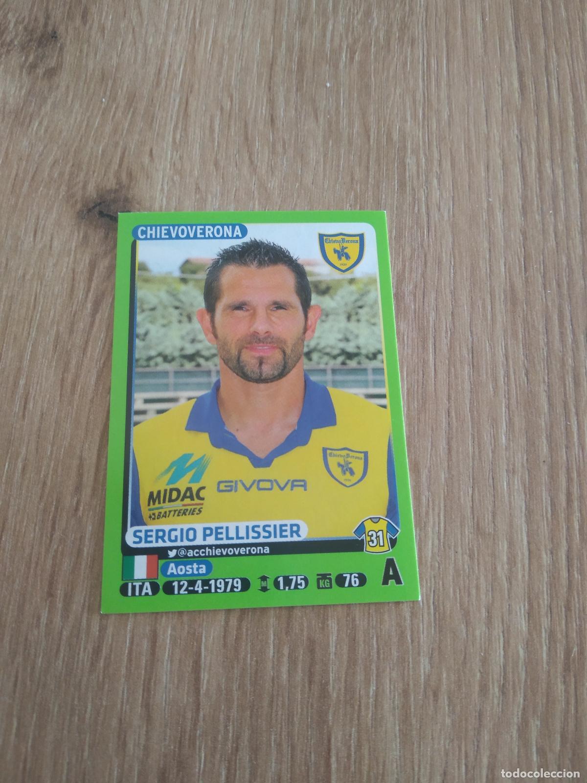 Cromos de f&uacute;tbol: 100 SERGIO PELLISSIER CHIEVOVERONA CROMO FUTBOL PANINI LIGA ITALIA 14-15 CALCIATORI 2014-2015