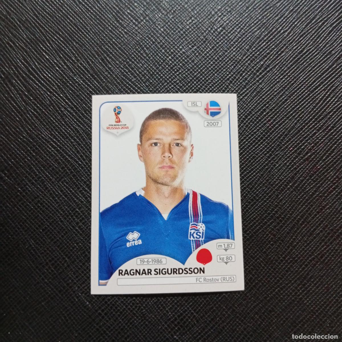 Cromos de f&uacute;tbol: 296 RAGNAR SIGURSSON ISLANDIA PANINI MUNDIAL RUSIA 2018 CROMO FUTBOL 18 - SIN PEGAR - CJ2 ..