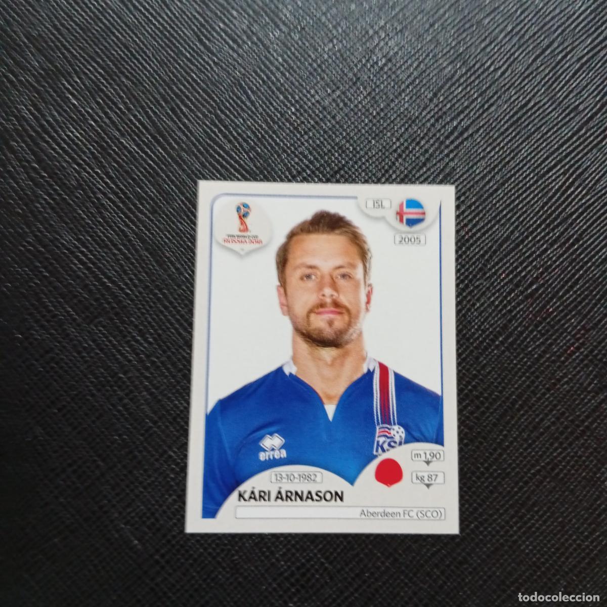 Cromos de f&uacute;tbol: 297 KARI ARNASON ISLANDIA PANINI MUNDIAL RUSIA 2018 CROMO FUTBOL 18 - SIN PEGAR - CJ2