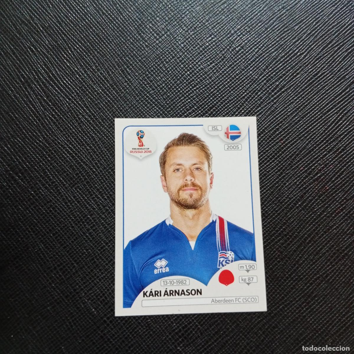 Cromos de f&uacute;tbol: 297 KARI ARNASON ISLANDIA PANINI MUNDIAL RUSIA 2018 CROMO FUTBOL 18 - SIN PEGAR - CJ2