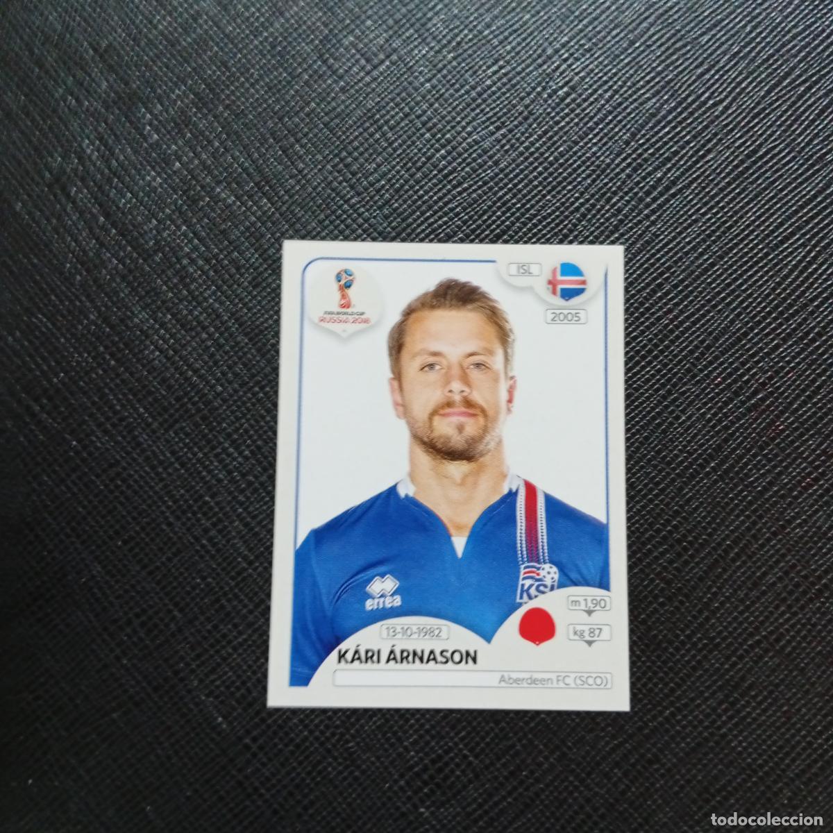 Cromos de f&uacute;tbol: 297 KARI ARNASON ISLANDIA PANINI MUNDIAL RUSIA 2018 CROMO FUTBOL 18 - SIN PEGAR - CJ2