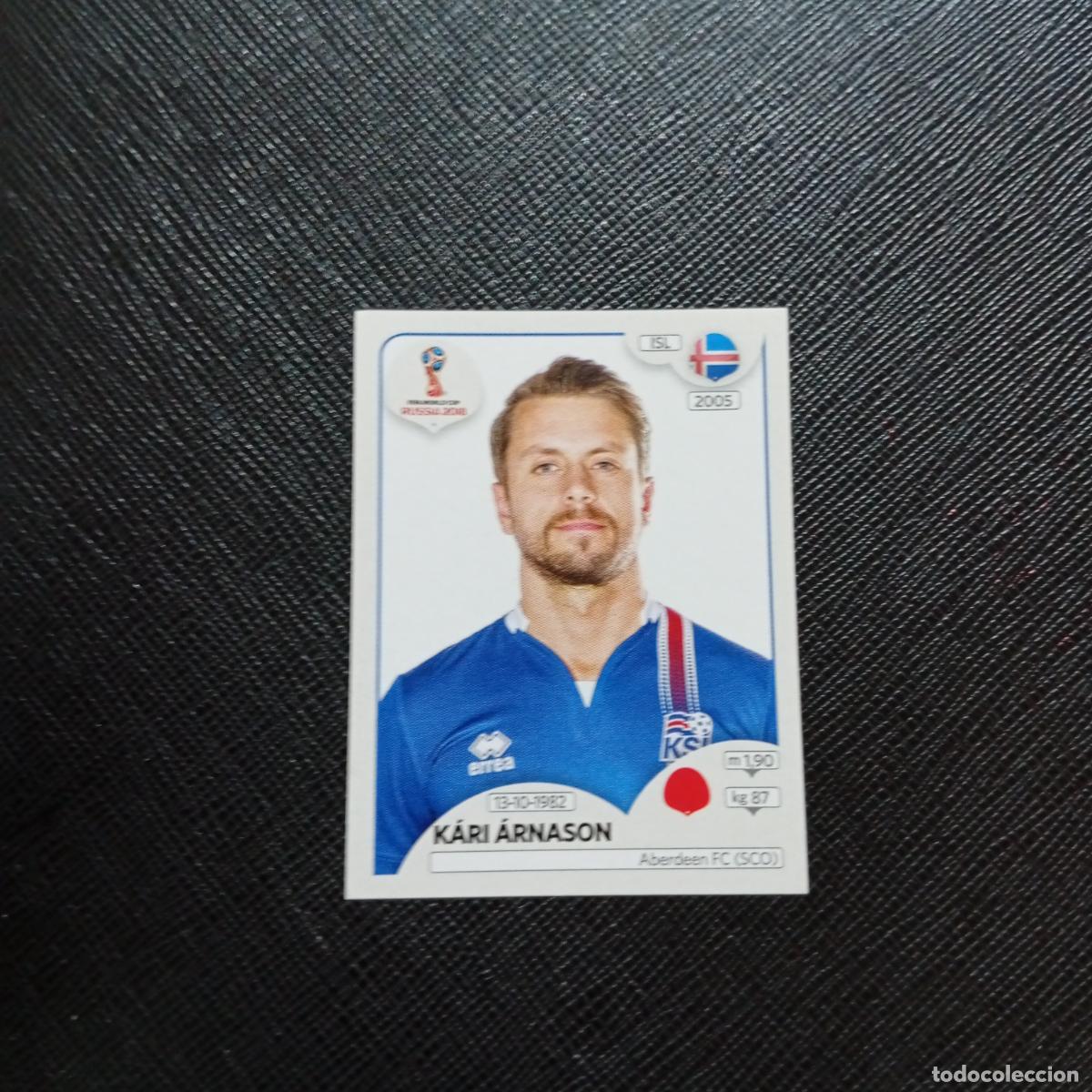 Cromos de f&uacute;tbol: 297 KARI ARNASON ISLANDIA PANINI MUNDIAL RUSIA 2018 CROMO FUTBOL 18 - SIN PEGAR - CJ2 .