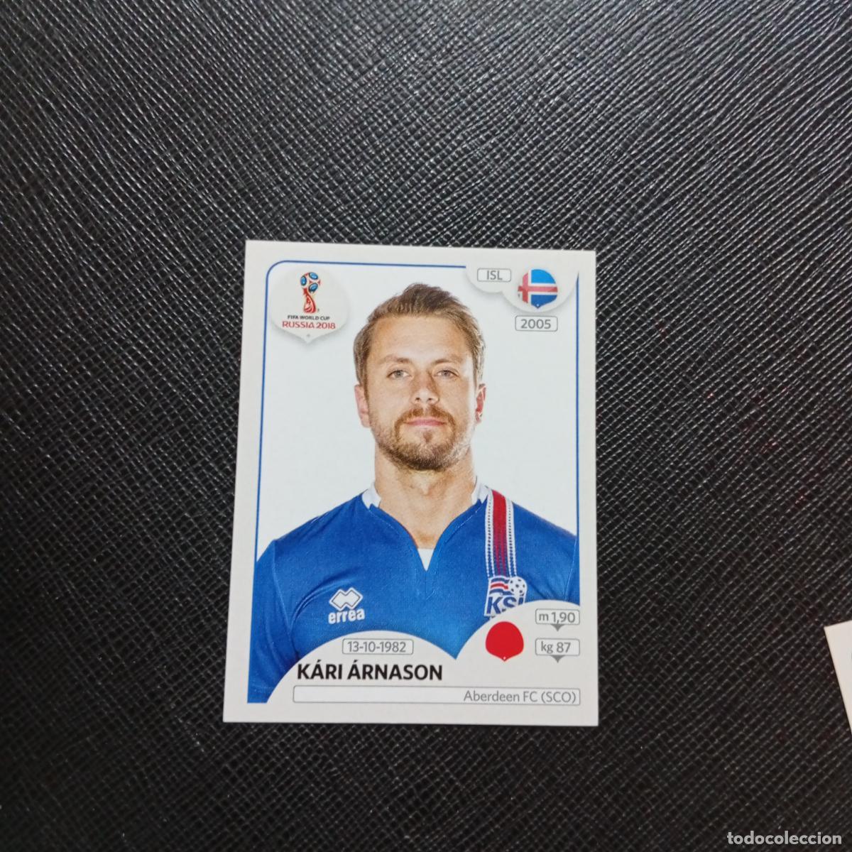 Cromos de f&uacute;tbol: 297 KARI ARNASON ISLANDIA PANINI MUNDIAL RUSIA 2018 CROMO FUTBOL 18 - SIN PEGAR - CJ2 .