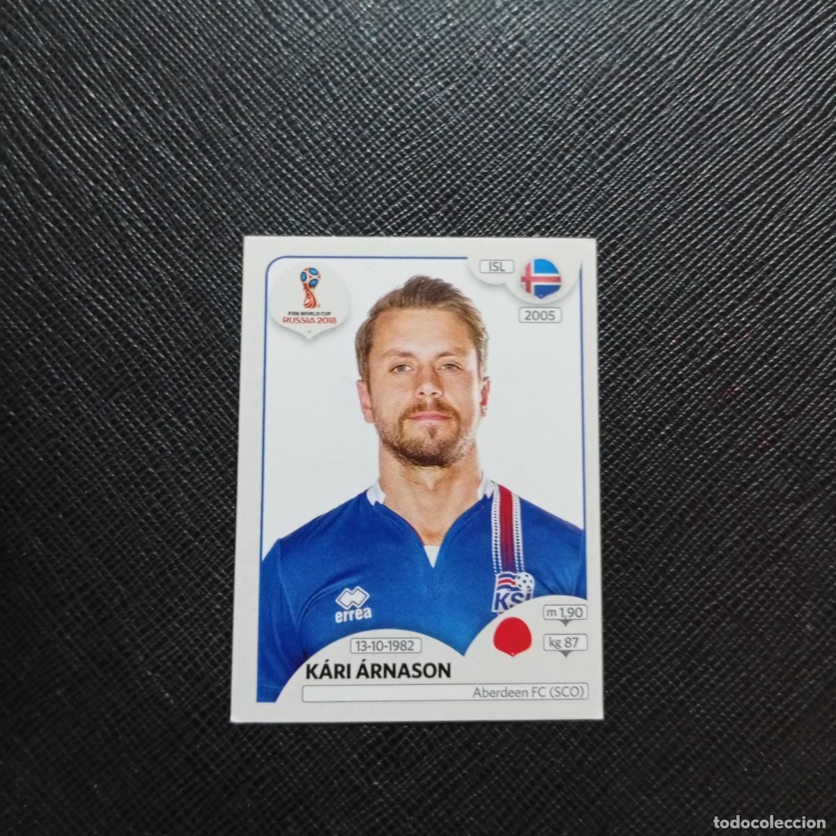 Cromos de f&uacute;tbol: 297 KARI ARNASON ISLANDIA PANINI MUNDIAL RUSIA 2018 CROMO FUTBOL 18 - SIN PEGAR - CJ2 ...