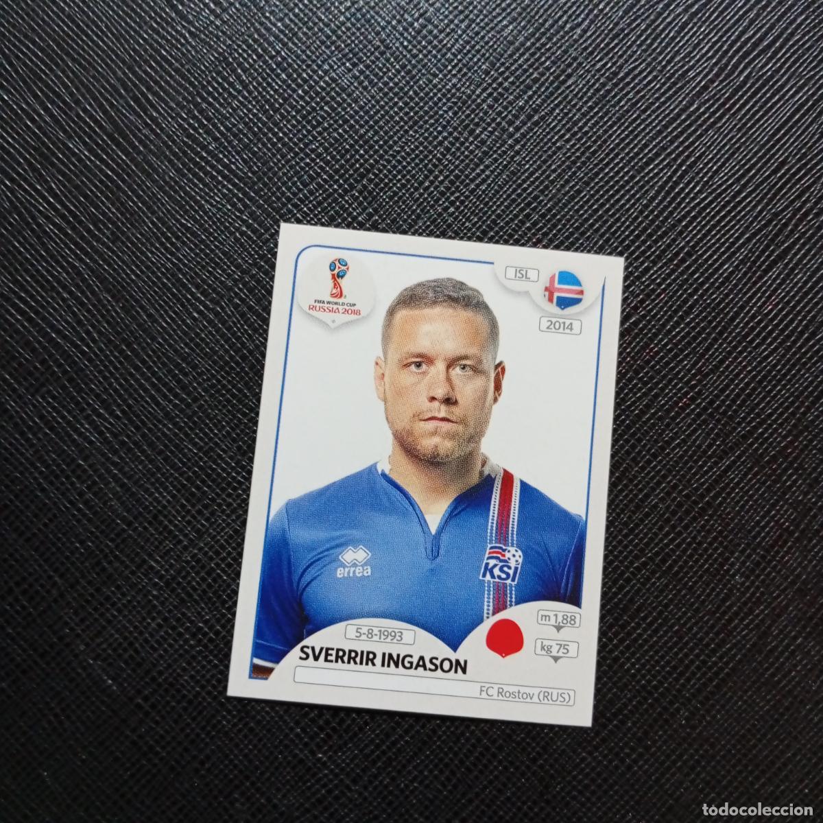 Cromos de f&uacute;tbol: 299 SVERRIR INGASON ISLANDIA PANINI MUNDIAL RUSIA 2018 CROMO FUTBOL 18 - SIN PEGAR - CJ2