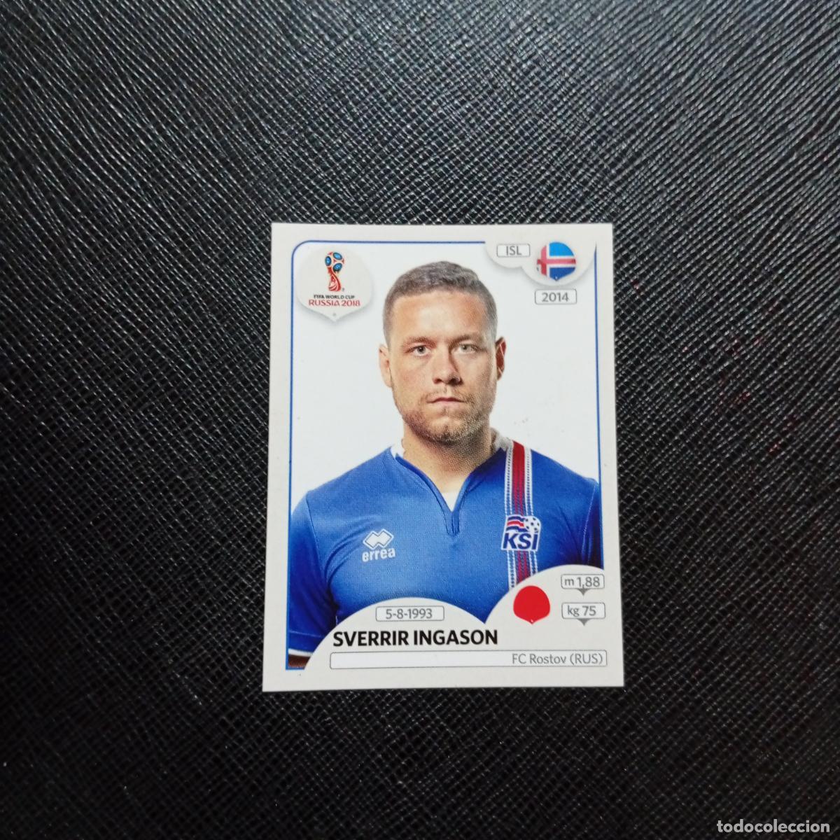 Cromos de f&uacute;tbol: 299 SVERRIR INGASON ISLANDIA PANINI MUNDIAL RUSIA 2018 CROMO FUTBOL 18 - SIN PEGAR - CJ2