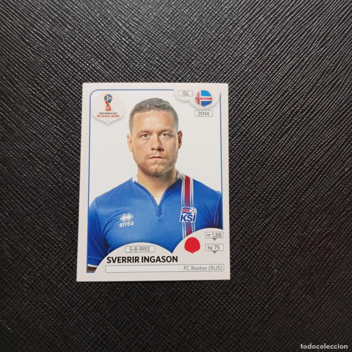 Cromos de f&uacute;tbol: 299 SVERRIR INGASON ISLANDIA PANINI MUNDIAL RUSIA 2018 CROMO FUTBOL 18 - SIN PEGAR - CJ2 .