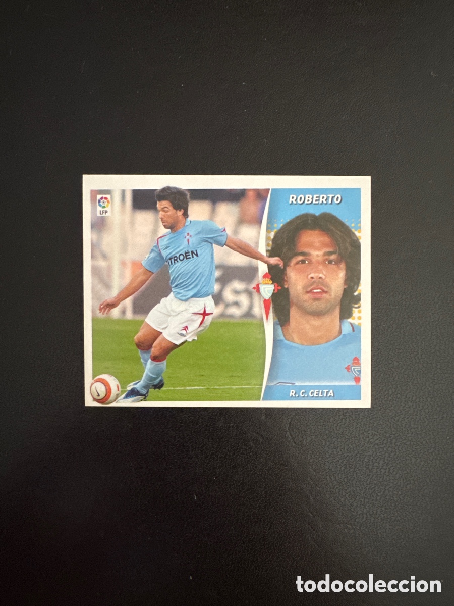 Cromos de f&uacute;tbol: ROBERTO CELTA DE VIGO LIGA ESTE 2006 2007
