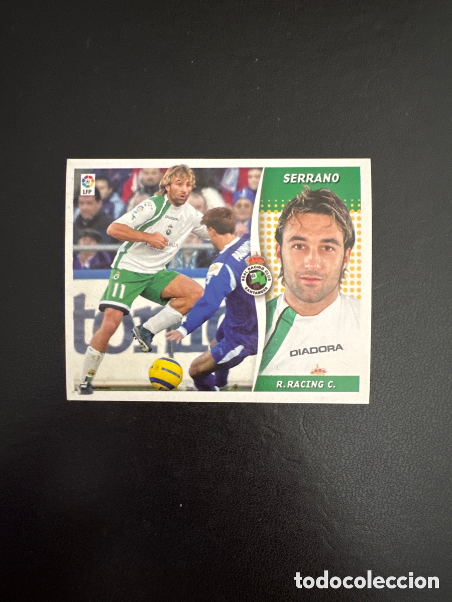 Cromos de f&uacute;tbol: SERRANO RACING DE SANTANDER LIGA ESTE 2006 2007