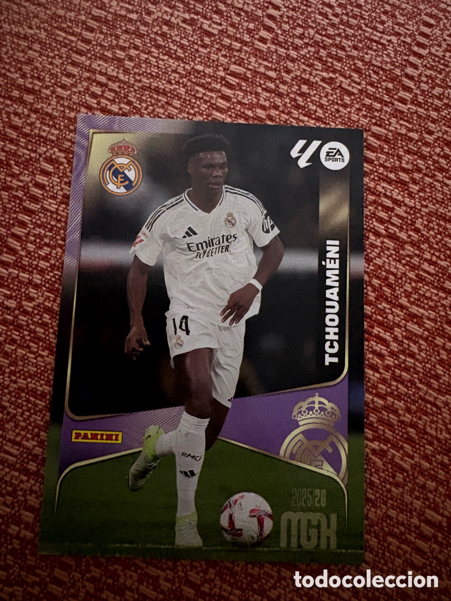 Cromos de f&uacute;tbol: #226 TCHOUAMENI | REAL MADRID 2025 2026 MEGACRACKS LALIGA PANINI 25 26 MGK