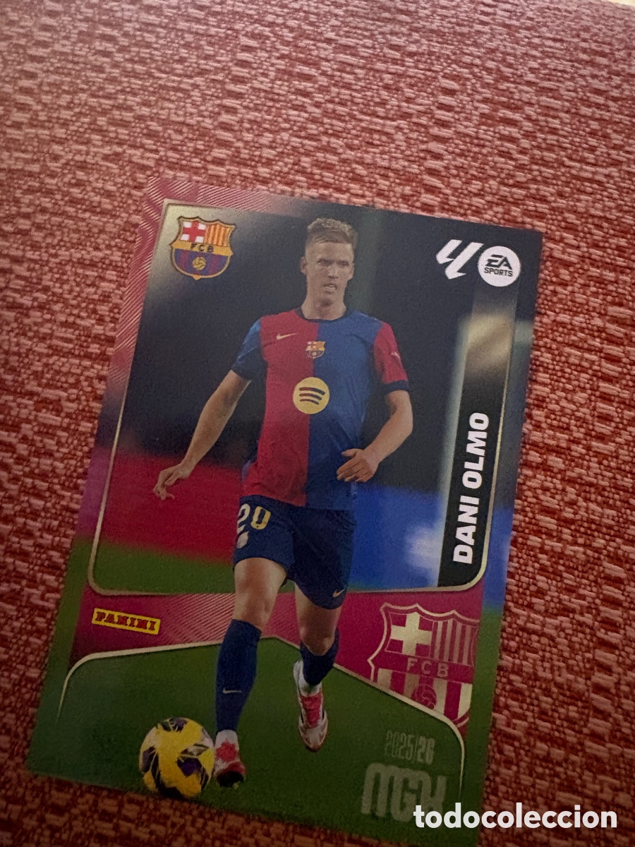 Cromos de f&uacute;tbol: MEGACRACKS 2025 2026 MGK 25 26 ALBUM PANINI LIGA N 87 BARCELONA DANI OLMO