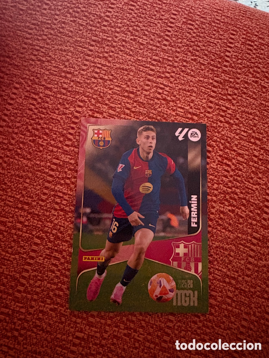 Cromos de f&uacute;tbol: FERMIN FC BARCELONA BAR&Ccedil;A N&ordm; 84 MGK 2025 2026 25 26 PANINI