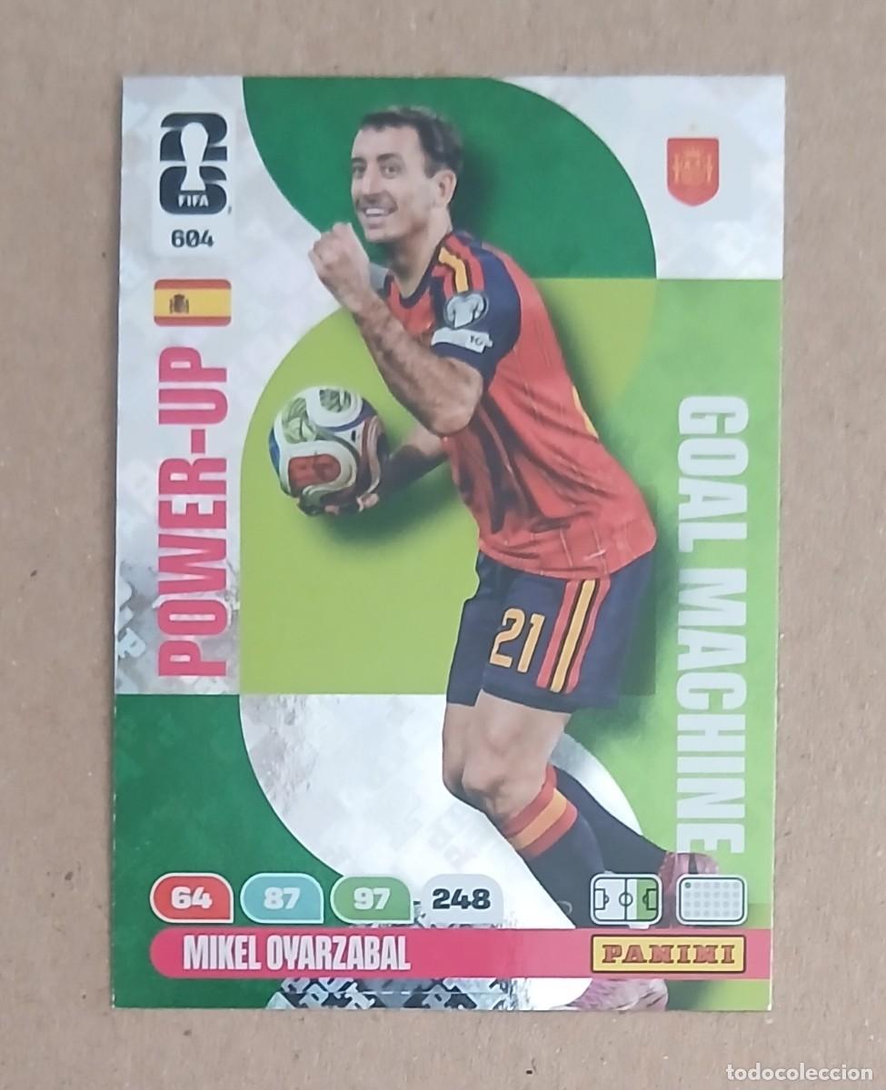 Cromos de f&uacute;tbol: CROMO n&ordm; 604 MIKEL OYARZ&Aacute;BAL ESPA&Ntilde;A GOAL MACHINE ADRENALYN XL FIFA WORLD CUP 2026E PANINI. Nuevo.