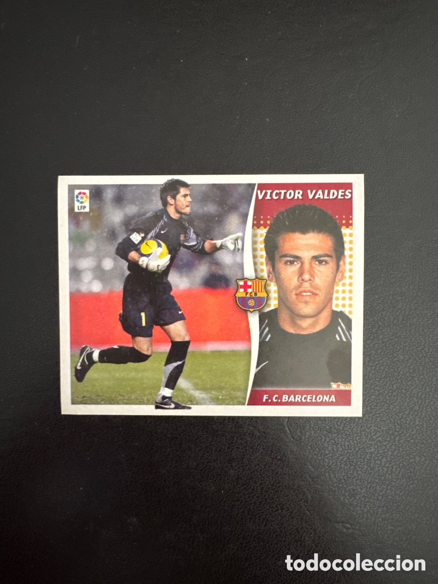Cromos de f&uacute;tbol: V&Iacute;CTOR VALD&Eacute;S BARCELONA LIGA ESTE 2006 2007