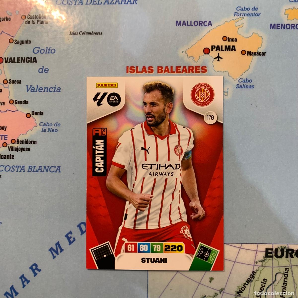 Football Stickers: Stuani n&uacute;mero 179 del Girona cromo adrenalyn XL 25-26 2025-2026