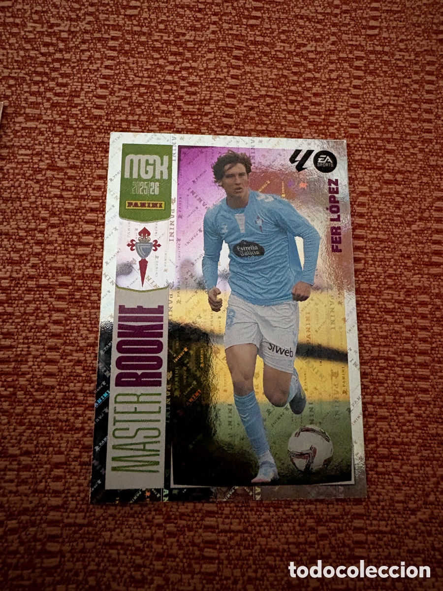 Figurine di Calcio: 411 FER L&Oacute;PEZ CELTA VIGO MASTER ROOKIE MEGACRACKS 2025 2026 25 26
