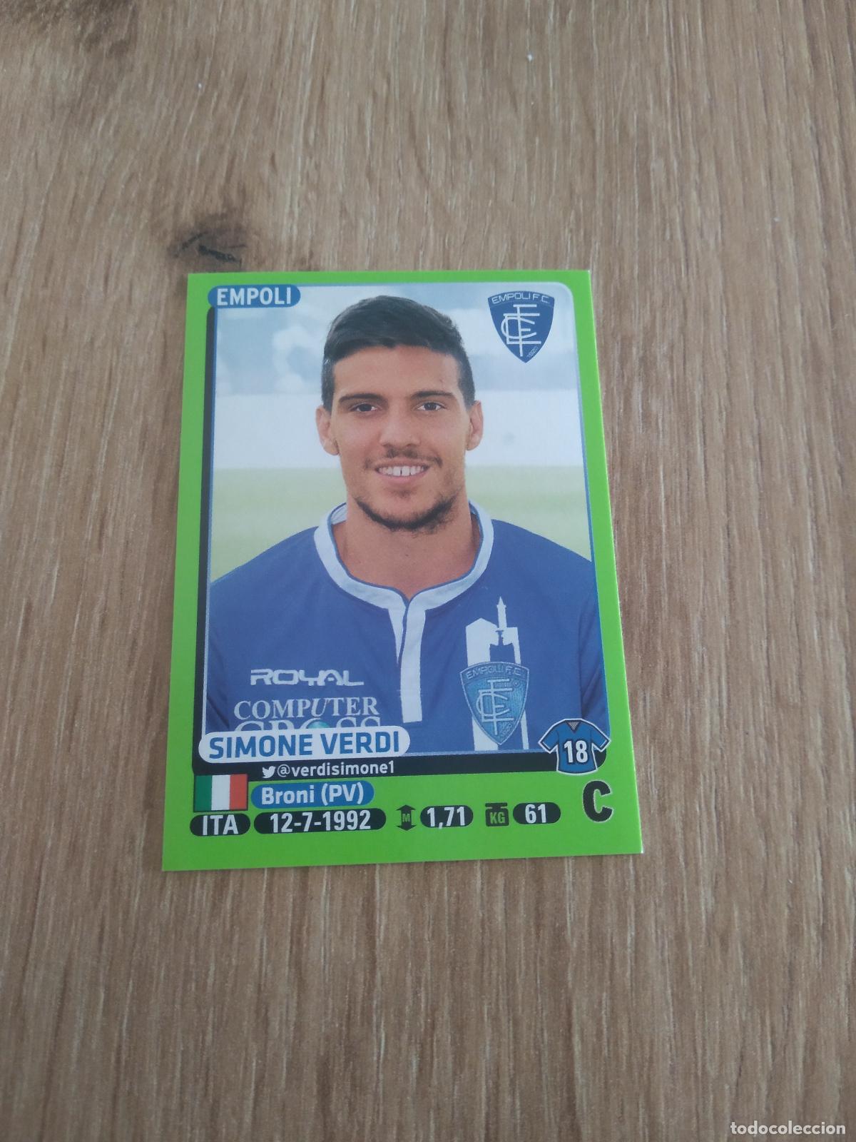Cromos de f&uacute;tbol: 124 SIMONE VERDI EMPOLI CROMO FUTBOL PANINI LIGA ITALIA 14-15 CALCIATORI 2014-2015