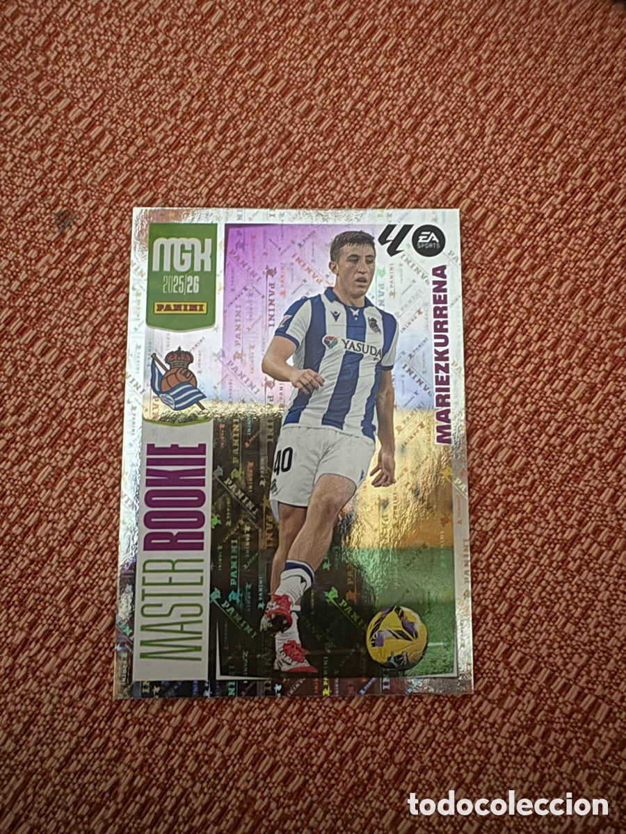 Cromos de f&uacute;tbol: 417 MARIEZKURRENA REAL SOCIEDAD MASTER ROOKIE ⚽ MEGACRACKS LIGA 2025 2026 25 26 ⚽
