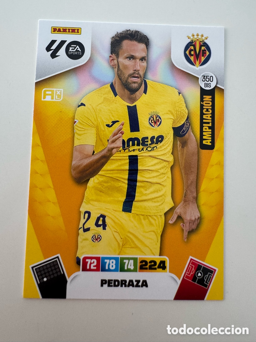 Cromos de f&uacute;tbol: PANINI ADRENALYN XL LIGA 2025-2026 25-26 &ndash; Alfonso Pedraza Villarreal CF N&ordm; 350 BIS