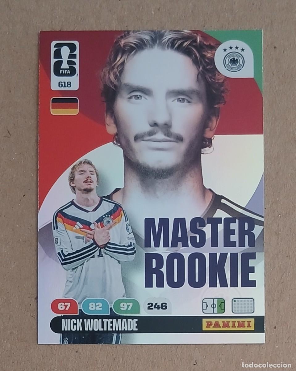 Cromos de f&uacute;tbol: CROMO n&ordm; 618 WOLTEMADE ALEMANIA MASTER ROOKIE ADRENALYN XL FIFA WORLD CUP 2026E PANINI. Nuevo.