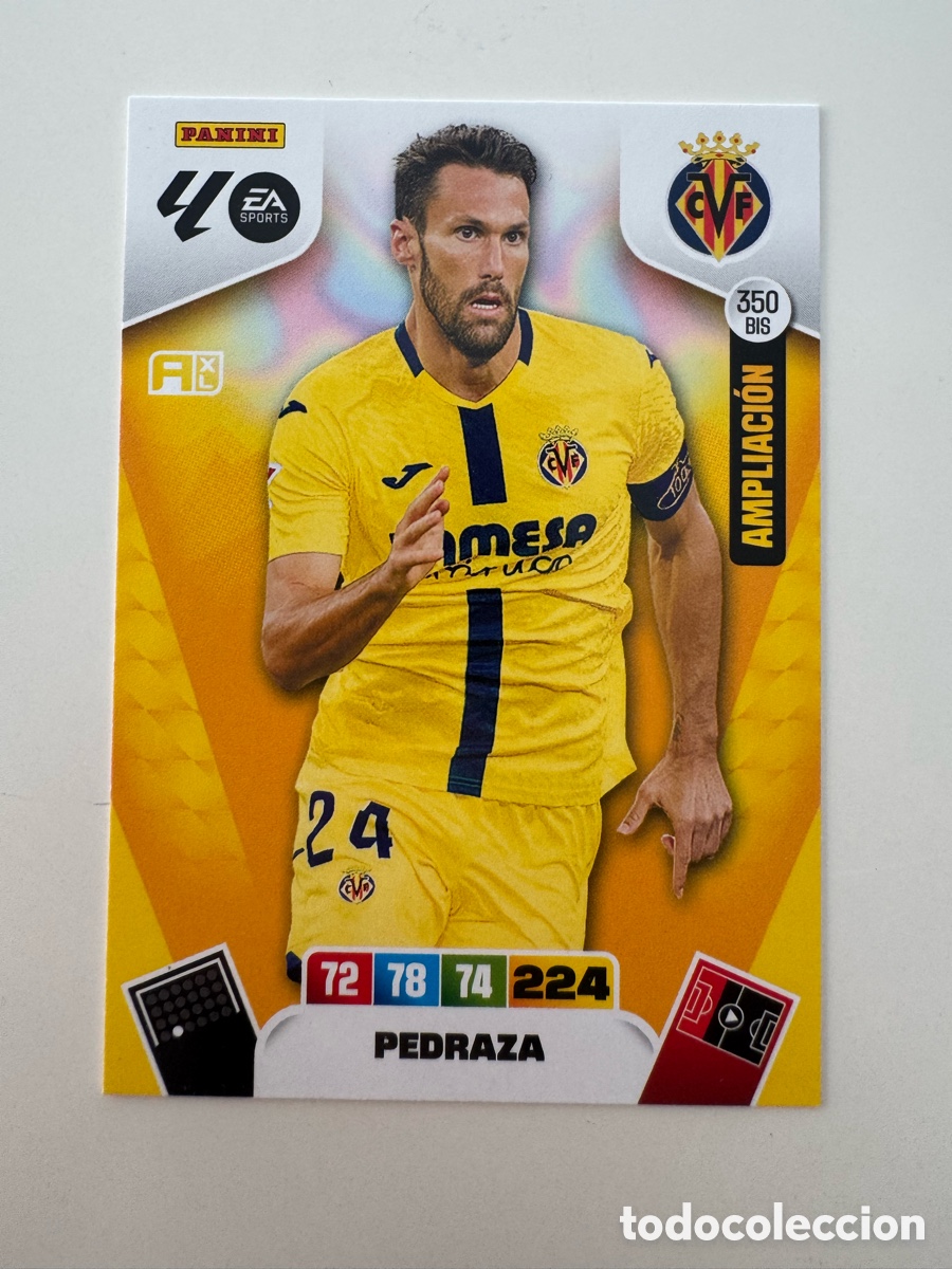 Cromos de f&uacute;tbol: PANINI ADRENALYN XL LIGA 2025-2026 25-26 &ndash; Alfonso Pedraza Villarreal CF N&ordm; 350 BIS