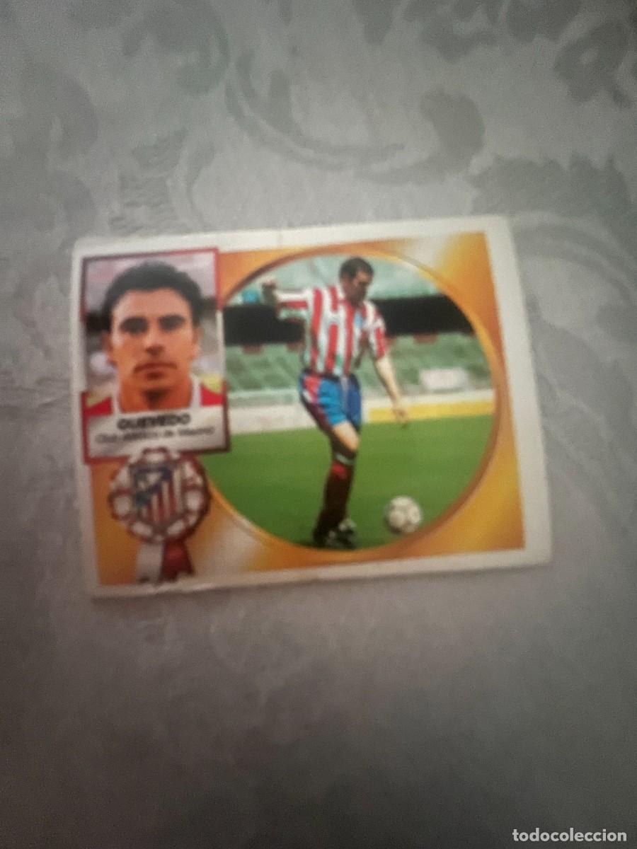 Cromos de f&uacute;tbol: QUEVEDO ATLETICO MADRID BAJA SIN PEGAR COLOCA LIGA ESTE 94 95