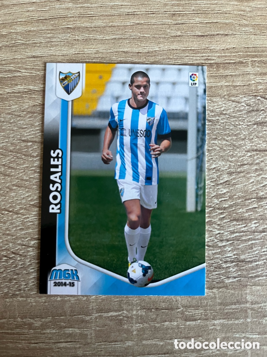 Figurine di Calcio: 453 ROSALES NUEVO FICHAJE MEGACRACKS MGK 2014 2015 14 15 M&Aacute;LAGA