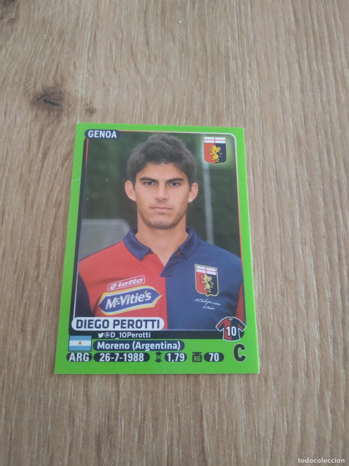 Figurine di Calcio: 178 DIEGO PEROTTI GENOA CROMO FUTBOL PANINI LIGA ITALIA 14-15 CALCIATORI 2014-2015