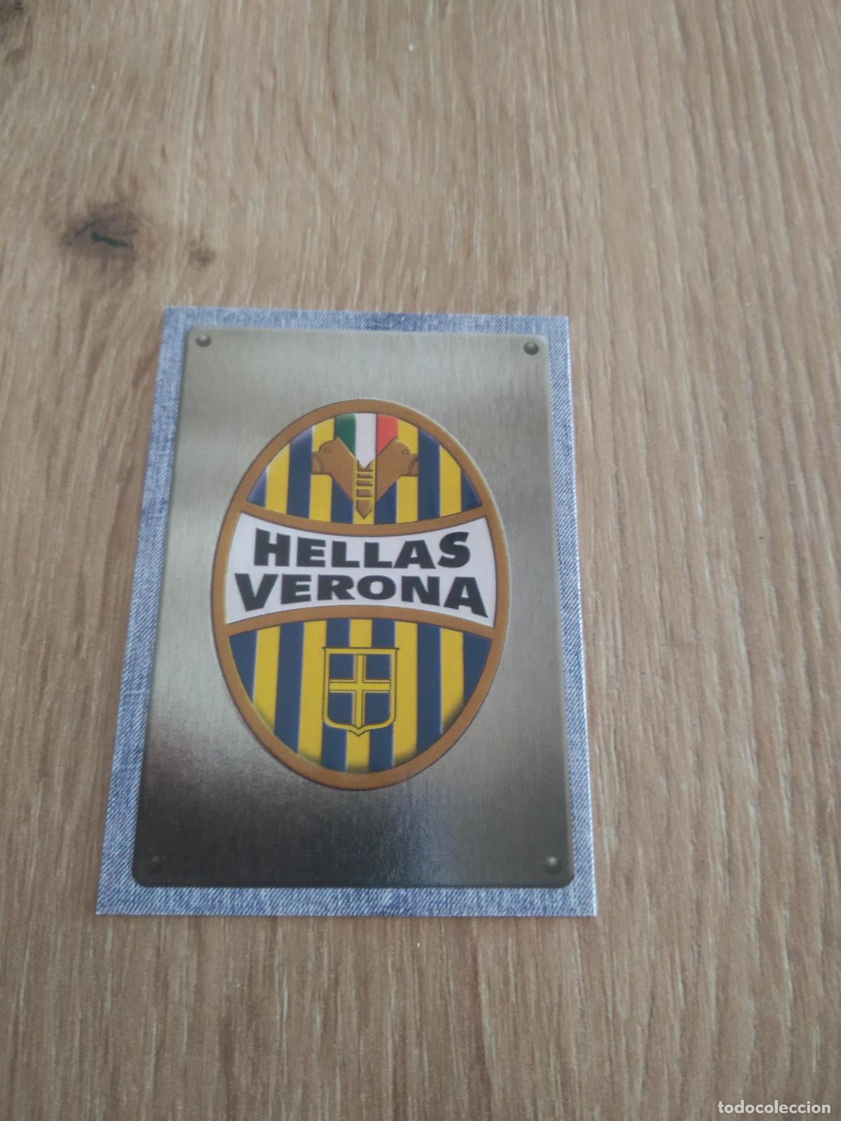 Figurine di Calcio: 185 ESCUDO HELLAS VERONA CROMO FUTBOL PANINI LIGA ITALIA 14-15 CALCIATORI 2014-2015