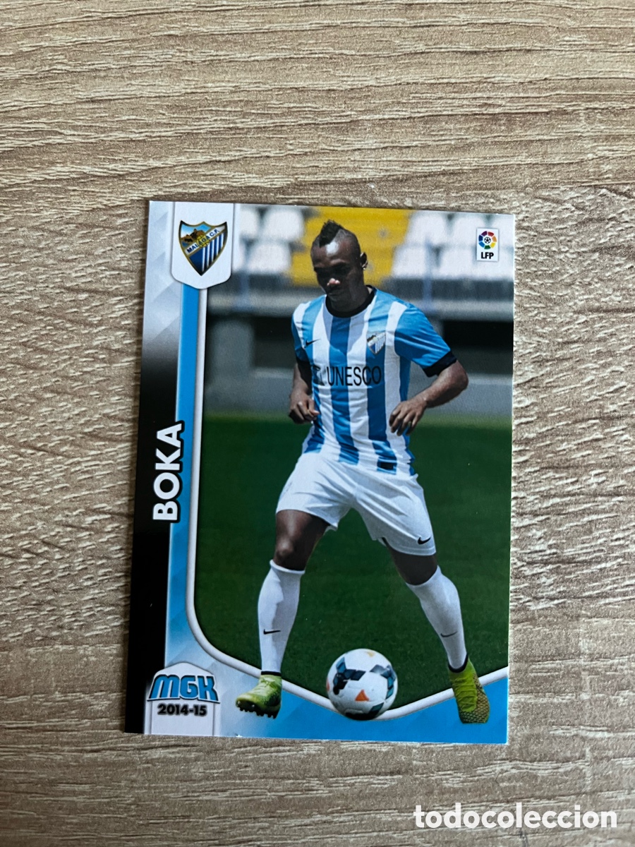 Figurine di Calcio: 449 BOKA NUEVO FICHAJE MEGACRACKS MGK 2014 2015 14 15 M&Aacute;LAGA