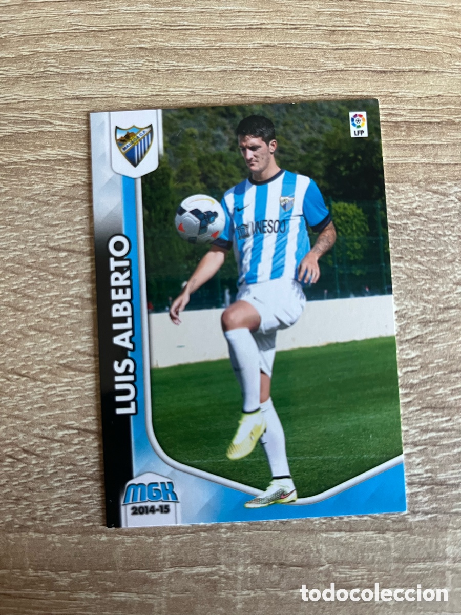 Cromos de f&uacute;tbol: 444 LUIS ALBERTO NUEVO FICHAJE MEGACRACKS MGK 2014 2015 14 15 M&Aacute;LAGA