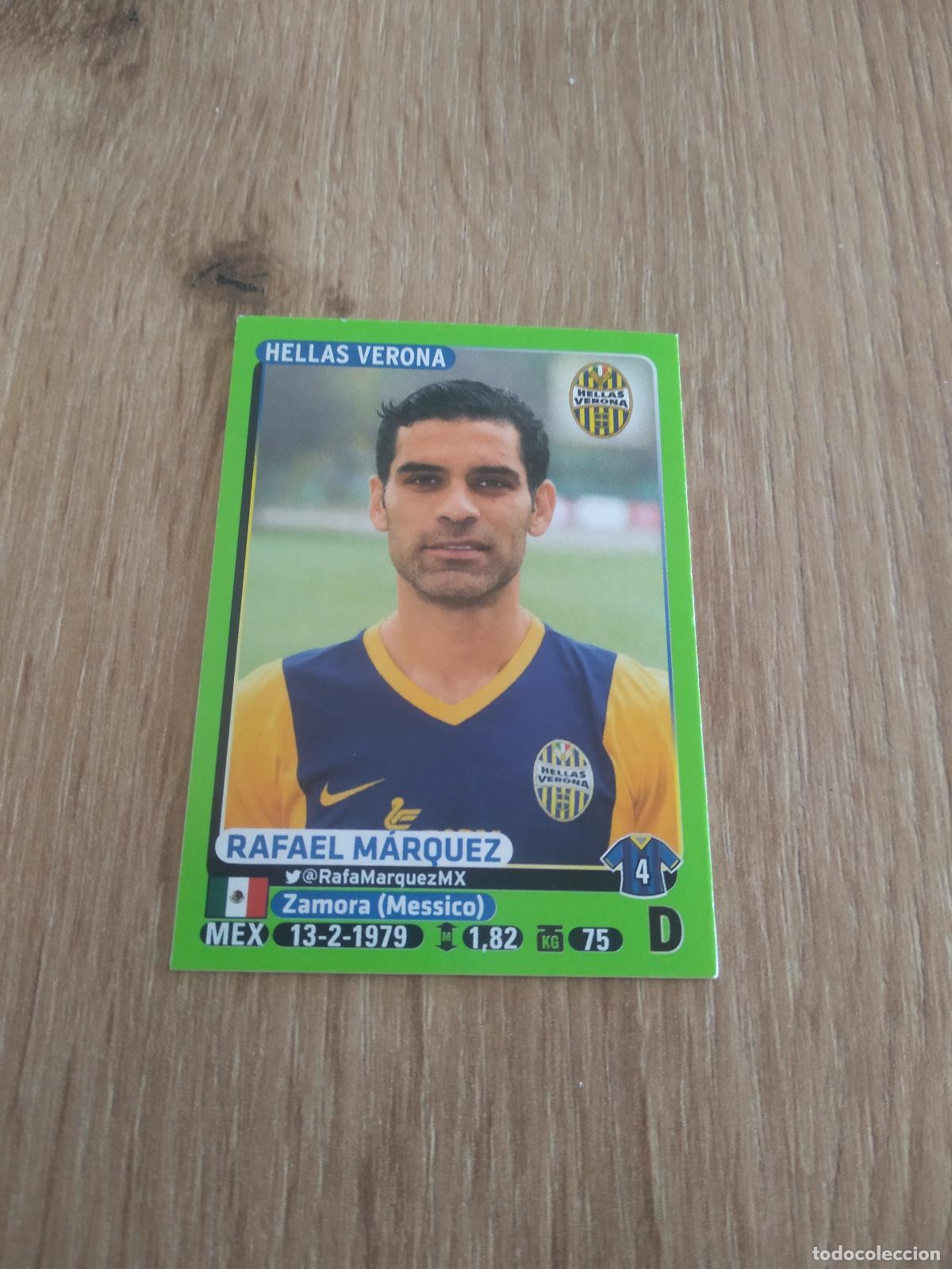Cromos de f&uacute;tbol: 191 RAFA MARQUEZ HELLAS VERONA CROMO FUTBOL PANINI LIGA ITALIA 14-15 CALCIATORI 2014-2015