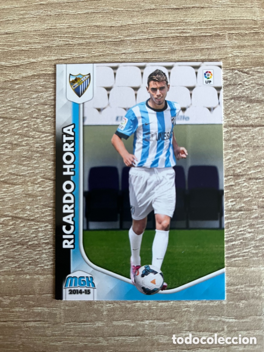 Cromos de f&uacute;tbol: 483 RICARDO HORTA NUEVO FICHAJE MEGACRACKS MGK 2014 2015 14 15 M&Aacute;LAGA