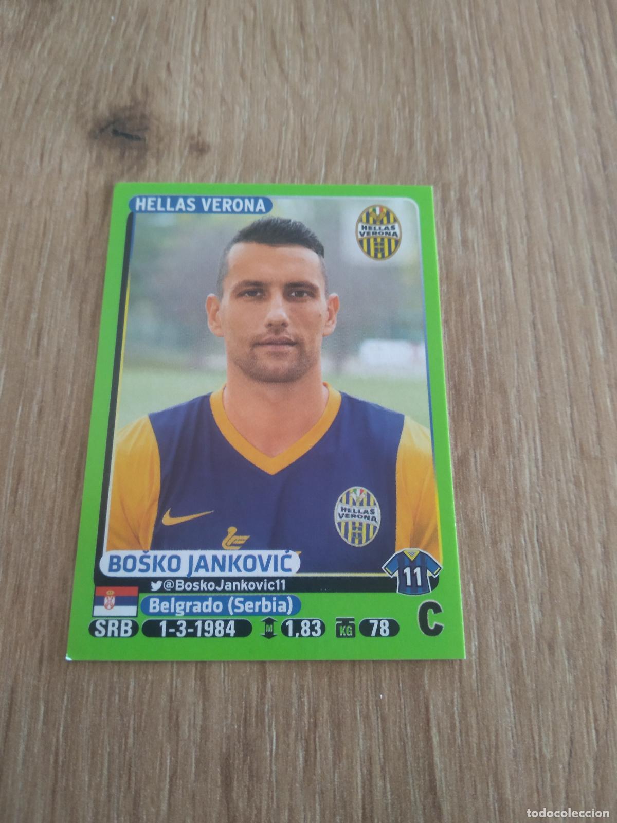 Cromos de f&uacute;tbol: 201 BOSKO JANKOVIC HELLAS VERONA CROMO FUTBOL PANINI LIGA ITALIA 14-15 CALCIATORI 2014-2015