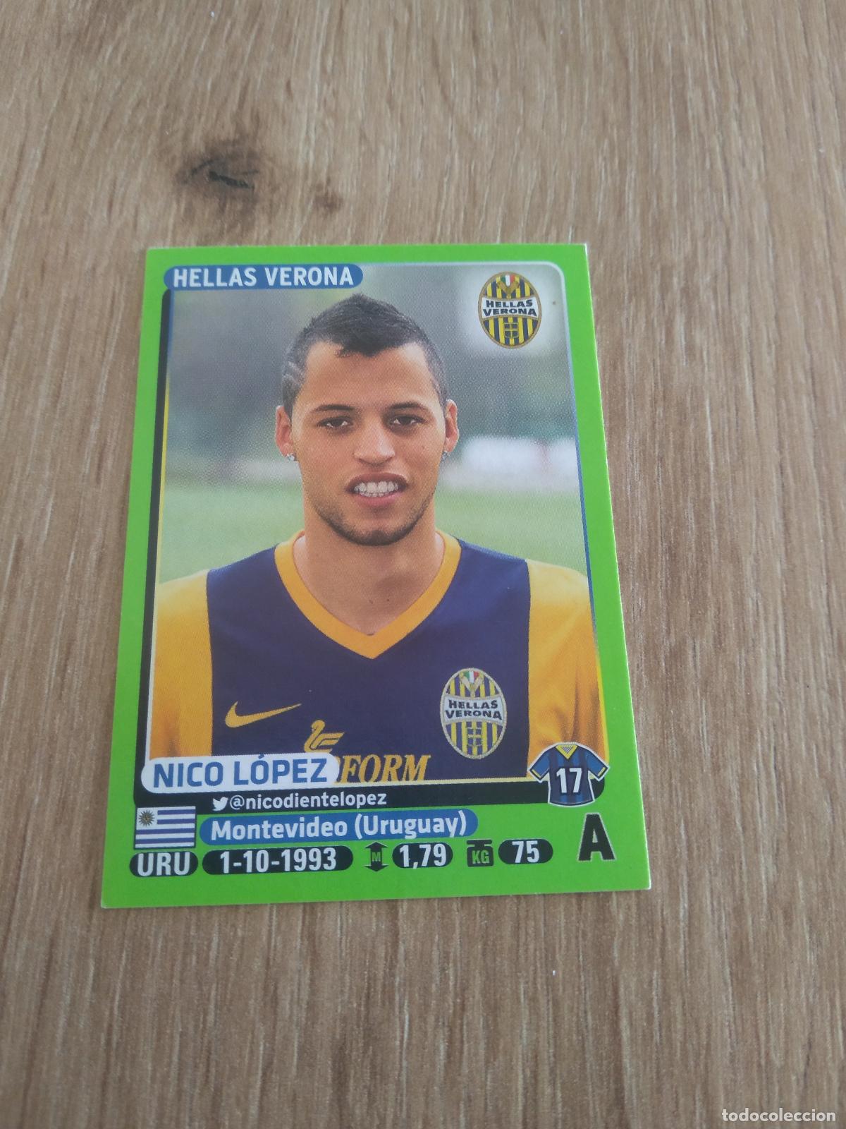 Cromos de f&uacute;tbol: 202 NICO LOPEZ HELLAS VERONA CROMO FUTBOL PANINI LIGA ITALIA 14-15 CALCIATORI 2014-2015