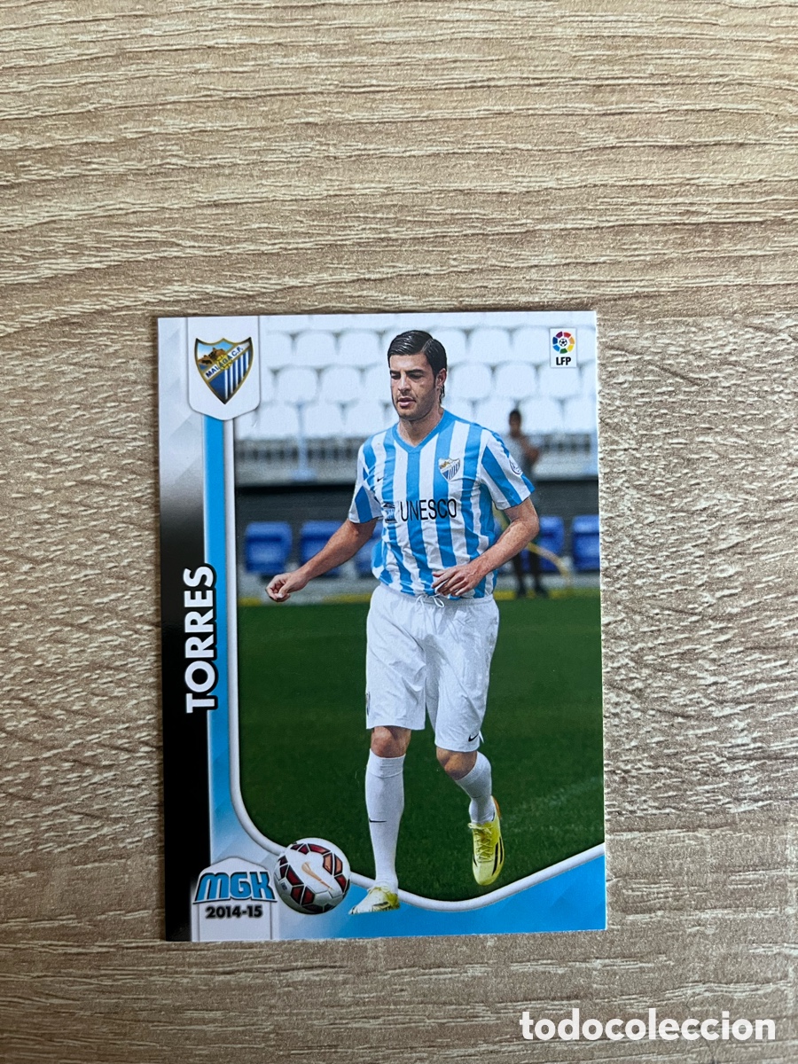 Cromos de f&uacute;tbol: 255 BIS TORRES NUEVA FICHA MEGACRACKS MGK 2014 2015 14 15 M&Aacute;LAGA