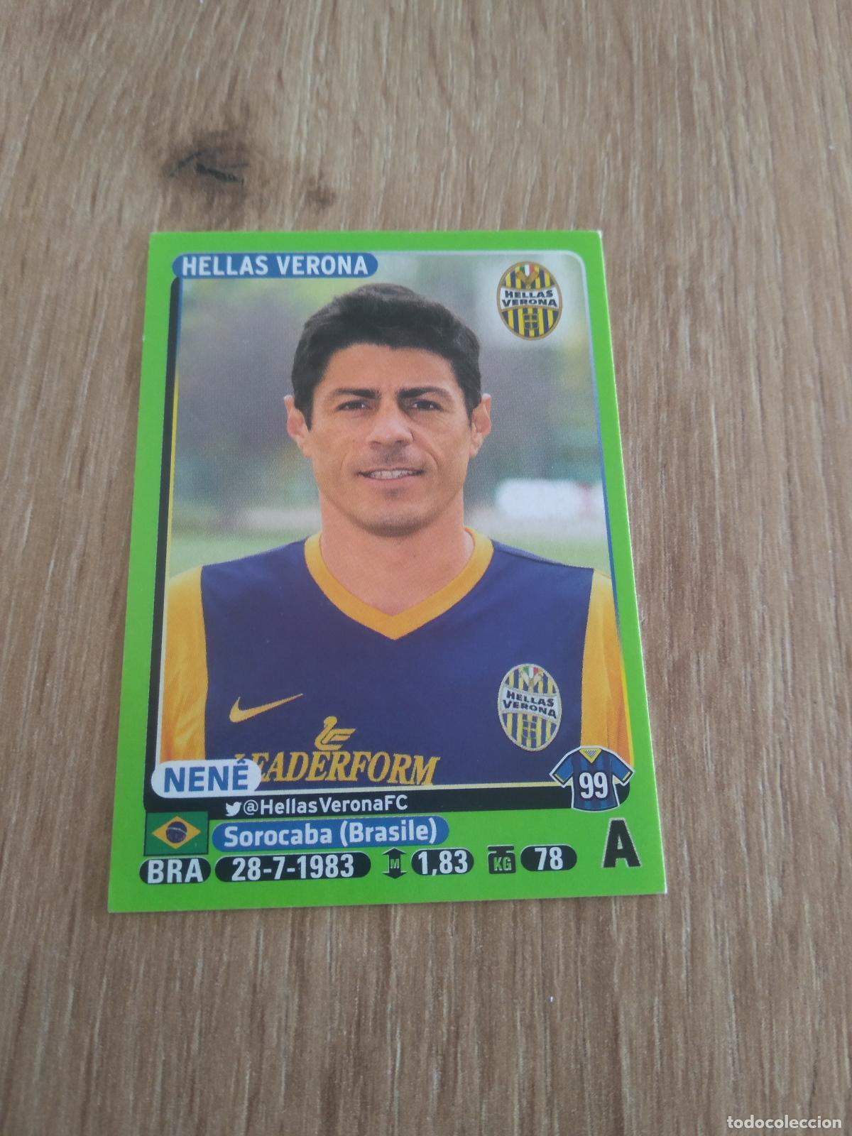 Cromos de f&uacute;tbol: 205 NENE HELLAS VERONA CROMO FUTBOL PANINI LIGA ITALIA 14-15 CALCIATORI 2014-2015