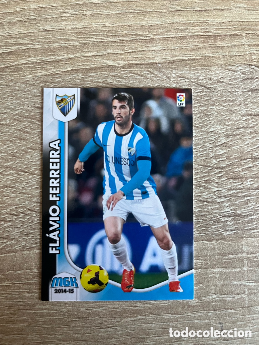 Cromos de f&uacute;tbol: 260 BIS FLAVIO FERREIRA NUEVA FICHA MEGACRACKS MGK 2014 2015 14 15 M&Aacute;LAGA