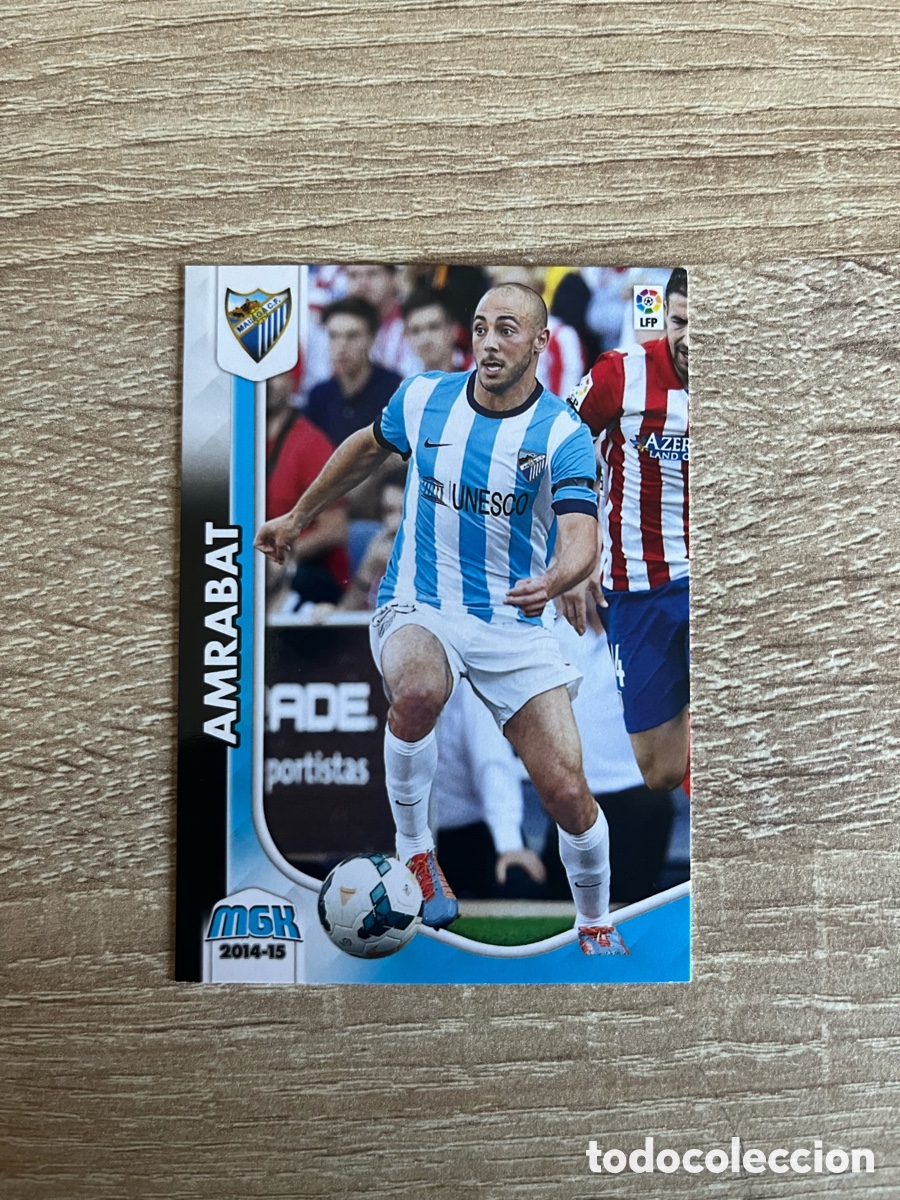 Cromos de f&uacute;tbol: 270 BIS AMRABAT NUEVA FICHA MEGACRACKS MGK 2014 2015 14 15 M&Aacute;LAGA