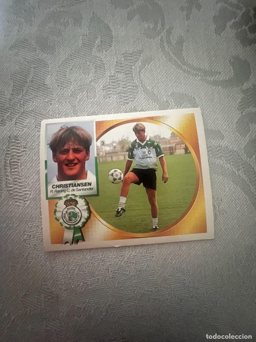 Cromos de f&uacute;tbol: CHRISTIANSEN RACING SANTANDER FICHAJE 36 SIN PEGAR COLOCA LIGA ESTE 94 95