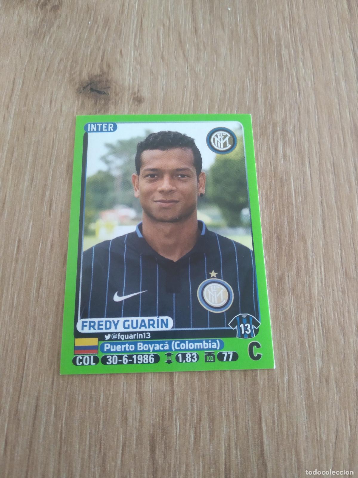 Cromos de f&uacute;tbol: 227 FREDY GUARIN INTER MILAN CROMO FUTBOL PANINI LIGA ITALIA 14-15 CALCIATORI 2014-2015