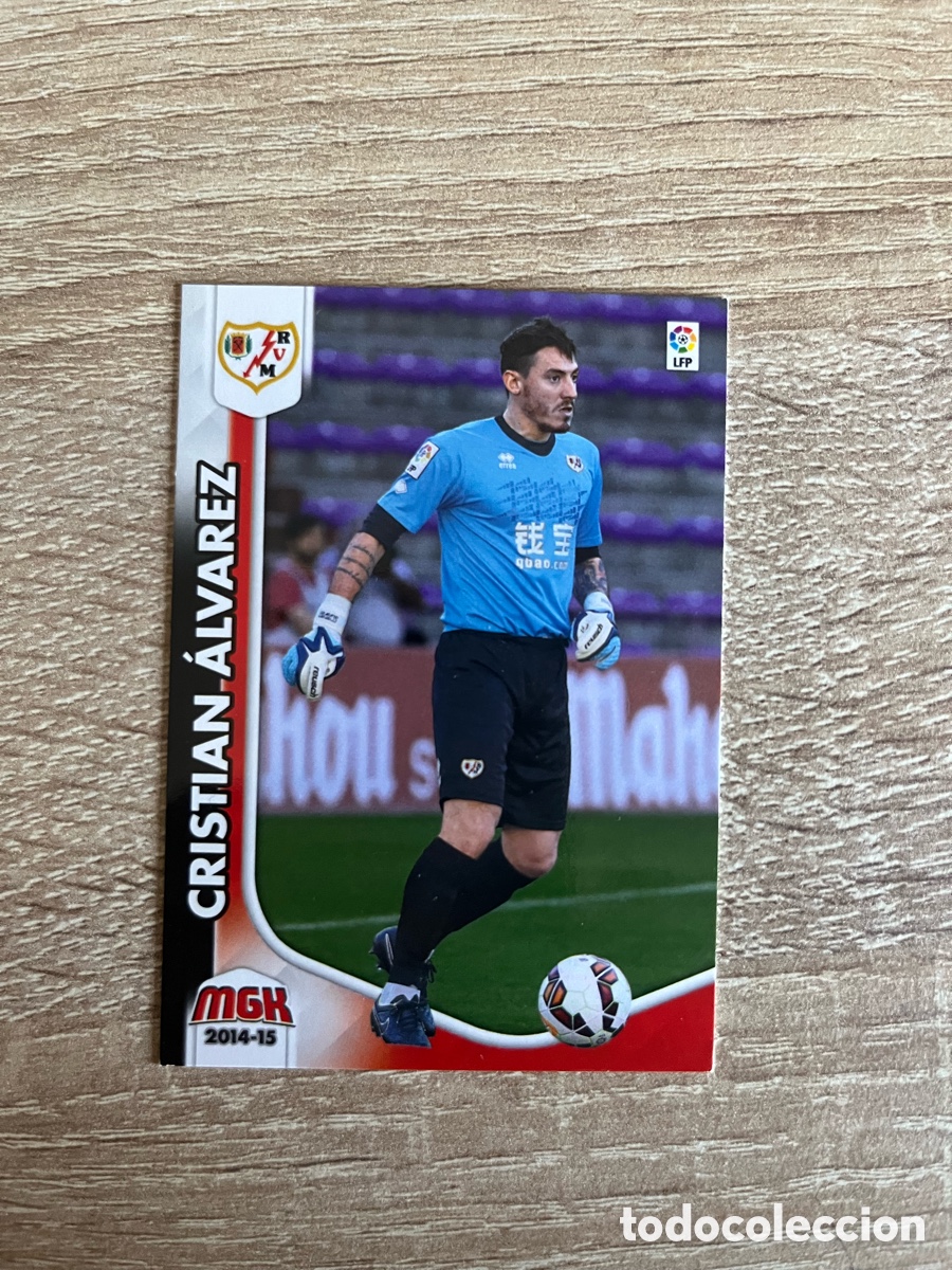 Cromos de f&uacute;tbol: 488 CRISTI&Aacute;N &Aacute;LVAREZ NUEVO FICHAJE MEGACRACKS MGK 2014 2015 14 15 RAYO VALLECANO