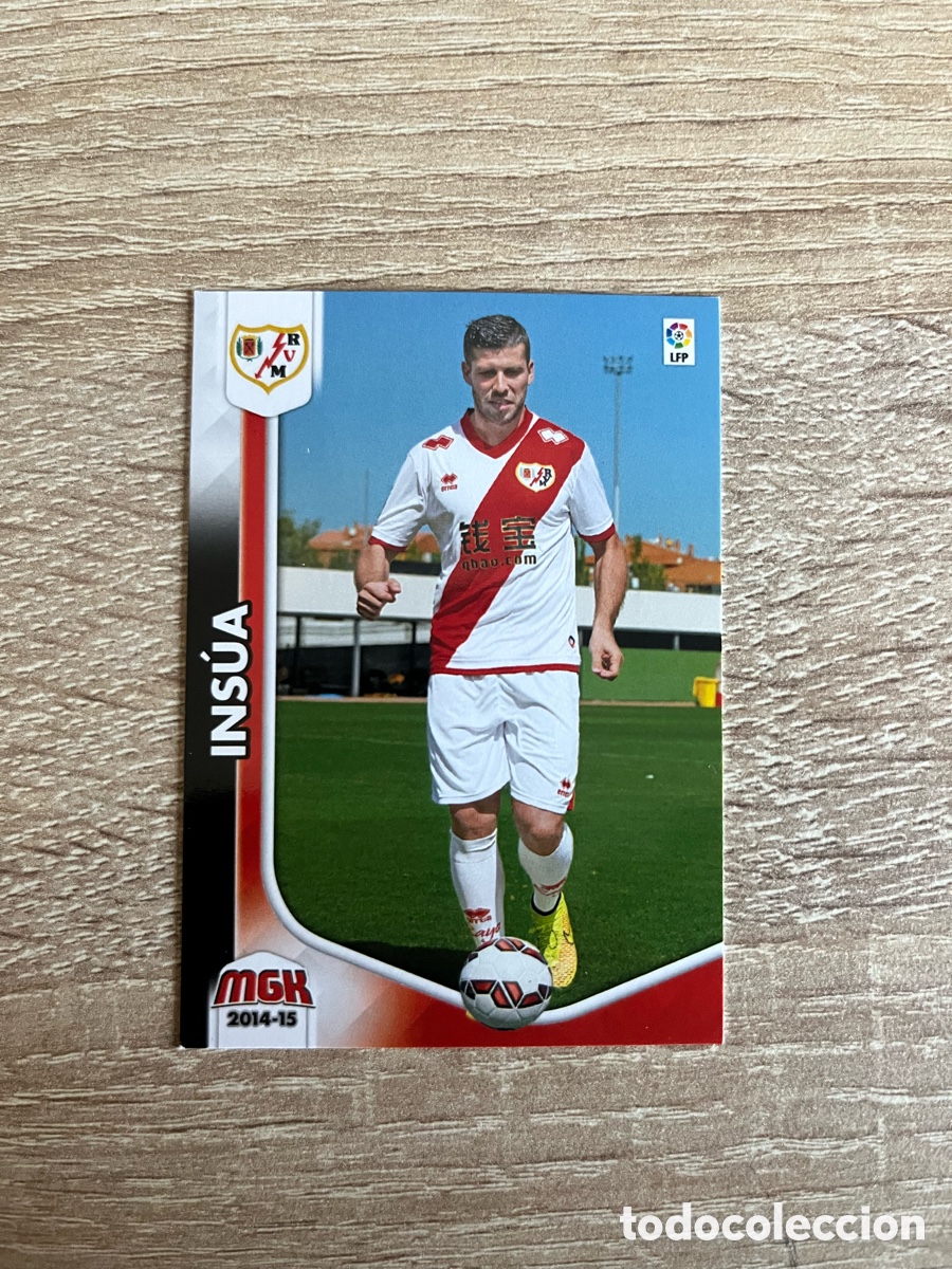 Cromos de f&uacute;tbol: 491 INS&Uacute;A INSUA NUEVO FICHAJE MEGACRACKS MGK 2014 2015 14 15 RAYO VALLECANO