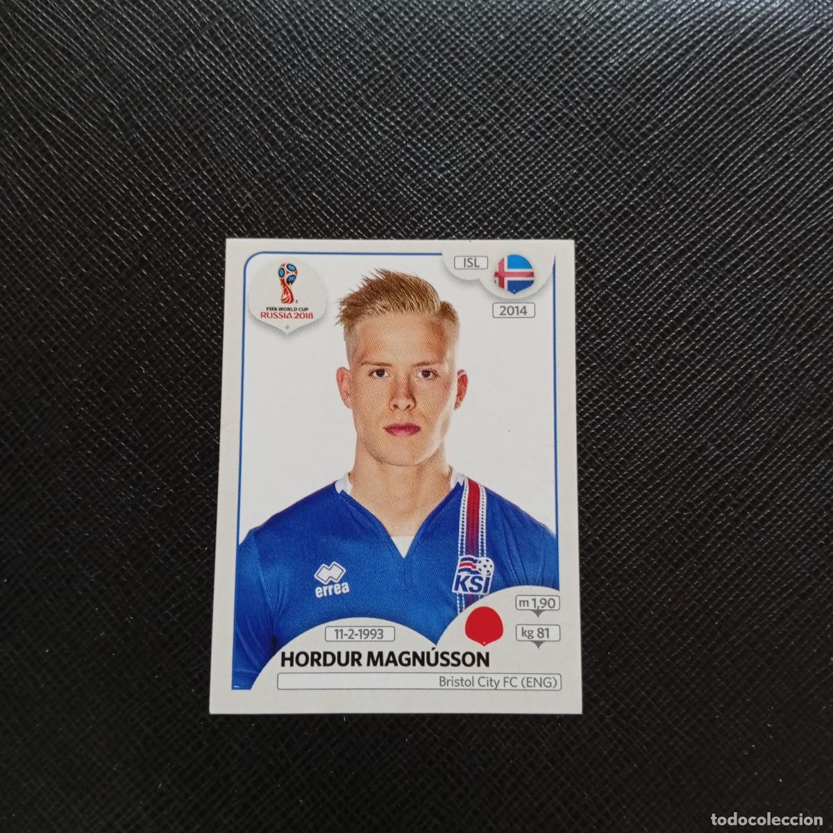 Figurine di Calcio: 300 HORDUR MAGNUSSON ISLANDIA PANINI MUNDIAL RUSIA 2018 CROMO FUTBOL 18 - SIN PEGAR - CJ2 .