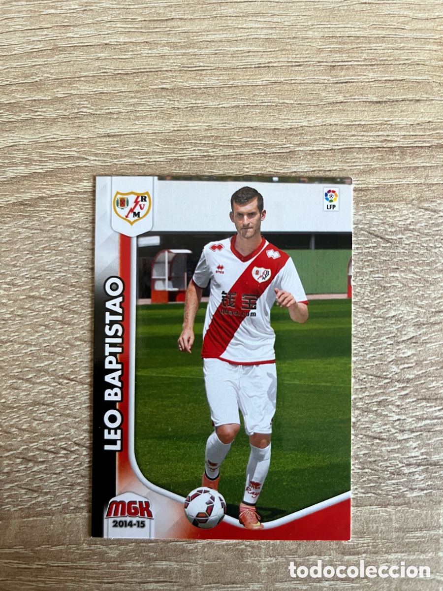 Figurine di Calcio: 496 LEO BAPTISTAO NUEVO FICHAJE MEGACRACKS MGK 2014 2015 14 15 RAYO VALLECANO
