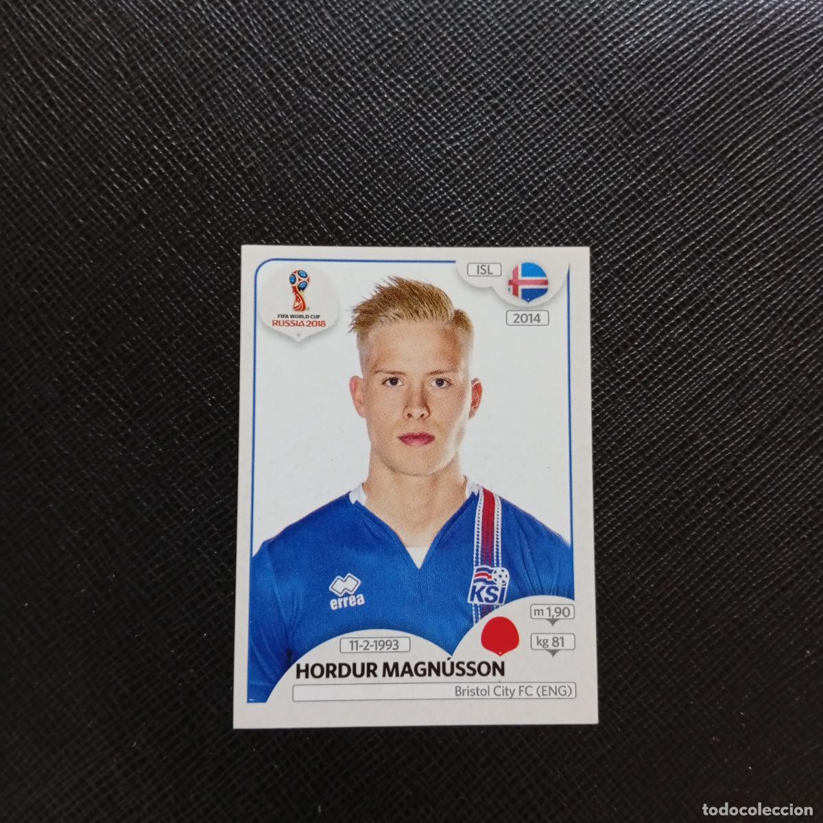 Figurine di Calcio: 300 HORDUR MAGNUSSON ISLANDIA PANINI MUNDIAL RUSIA 2018 CROMO FUTBOL 18 - SIN PEGAR - CJ2 .