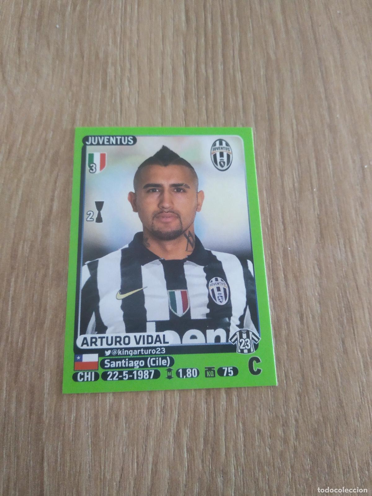 Figurine di Calcio: 252 ARTURO VIDAL JUVENTUS TURIN CROMO FUTBOL PANINI LIGA ITALIA 14-15 CALCIATORI 2014-2015