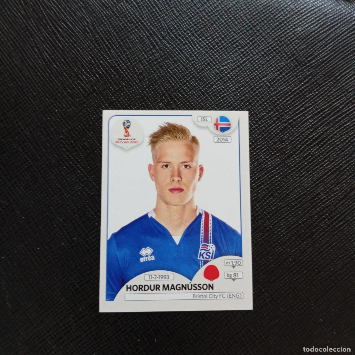 Figurine di Calcio: 300 HORDUR MAGNUSSON ISLANDIA PANINI MUNDIAL RUSIA 2018 CROMO FUTBOL 18 - SIN PEGAR - CJ2