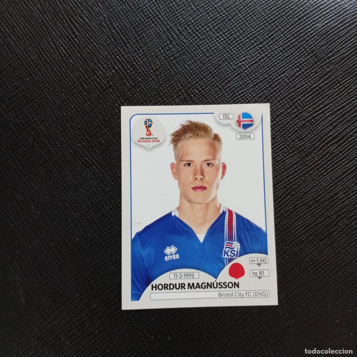 Figurine di Calcio: 300 HORDUR MAGNUSSON ISLANDIA PANINI MUNDIAL RUSIA 2018 CROMO FUTBOL 18 - SIN PEGAR - CJ2