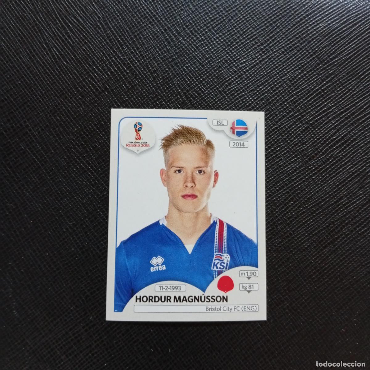 Figurine di Calcio: 300 HORDUR MAGNUSSON ISLANDIA PANINI MUNDIAL RUSIA 2018 CROMO FUTBOL 18 - SIN PEGAR - CJ2 ..